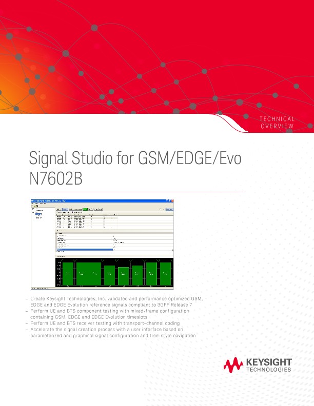 Signal Studio for GSM/EDGE/Evo N7602B PDF Asset Page Keysight